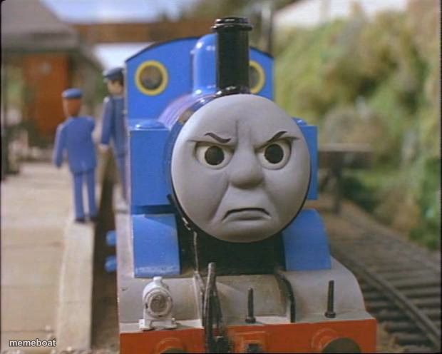 Thomas the tank engine - meme generator image preview