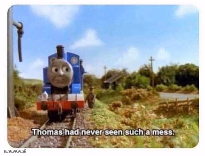 thomas the tank engine - meme generator image preview