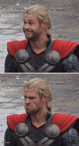 Thor happy then sad
