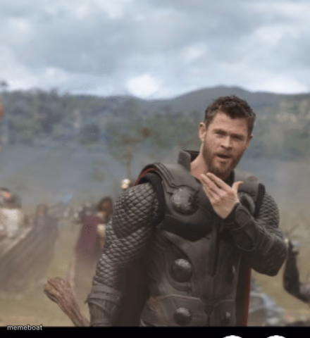 Thor noticed you copied my beard - meme generator image preview