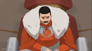 Thragg Sitting on His Throne - 'Invincible S4'
