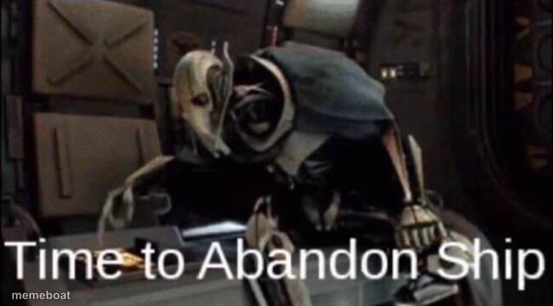 Time To Abandon Ship - meme generator image preview