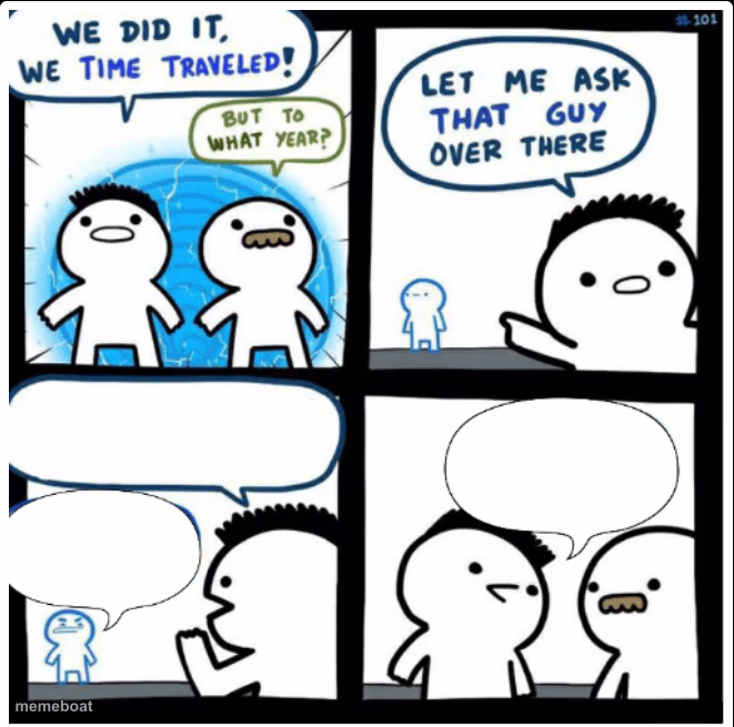 Time travel - meme generator image preview