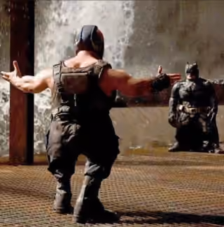 Tiny Bane vs. Tiny Batman