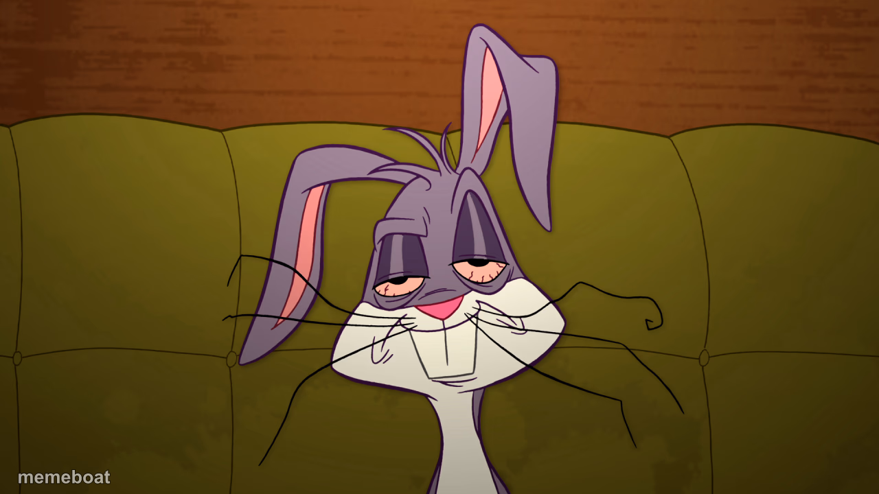 tired Bugs Bunny - meme generator image preview