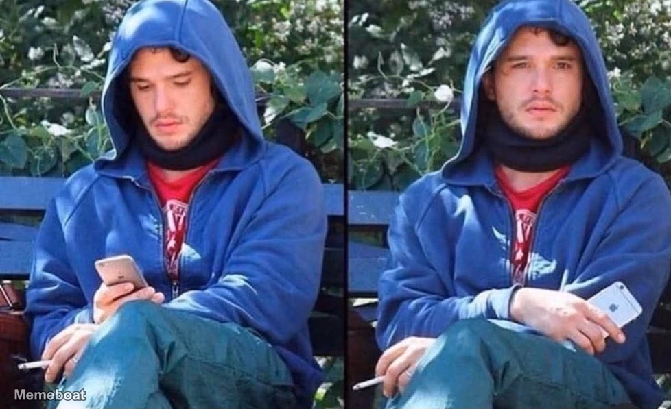 Tired Kit Harington - meme generator image preview
