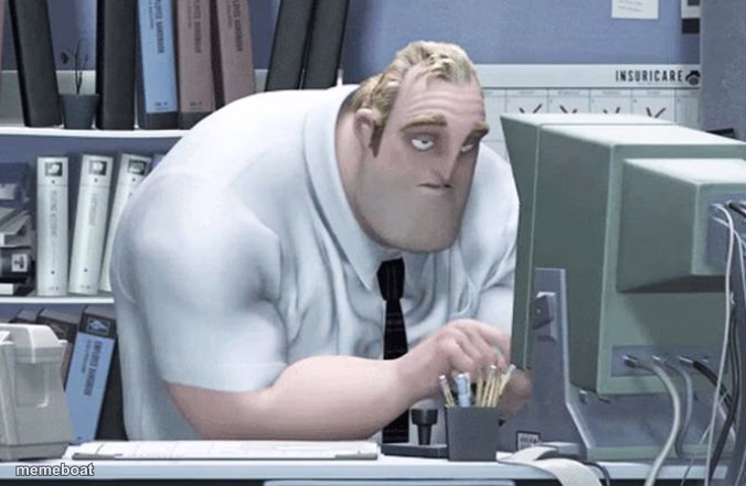 Tired Mr. Incredible - meme generator image preview