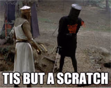tis but a scratch