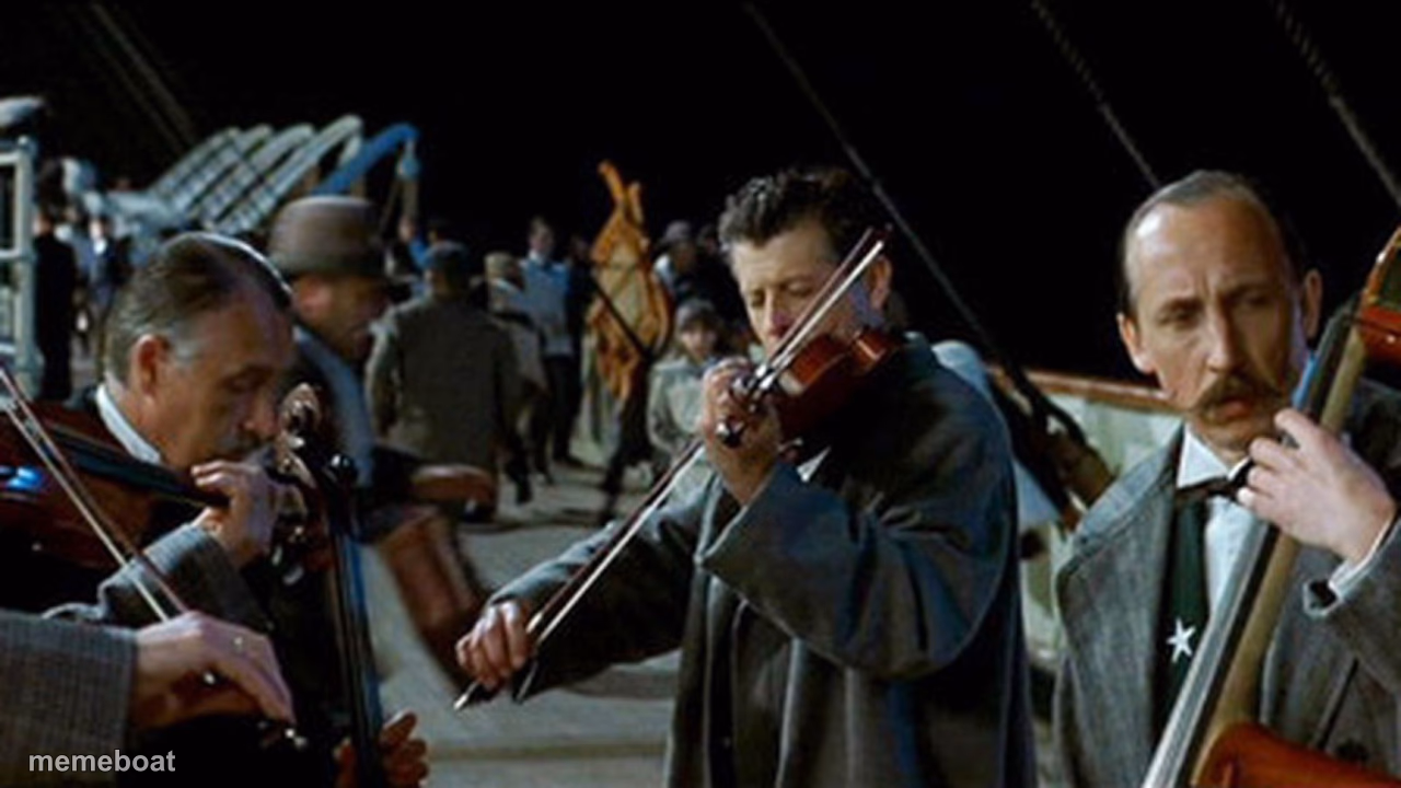Titanic Musicians - meme generator image preview