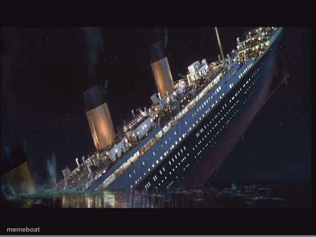 Titanic Sinking - meme generator image preview