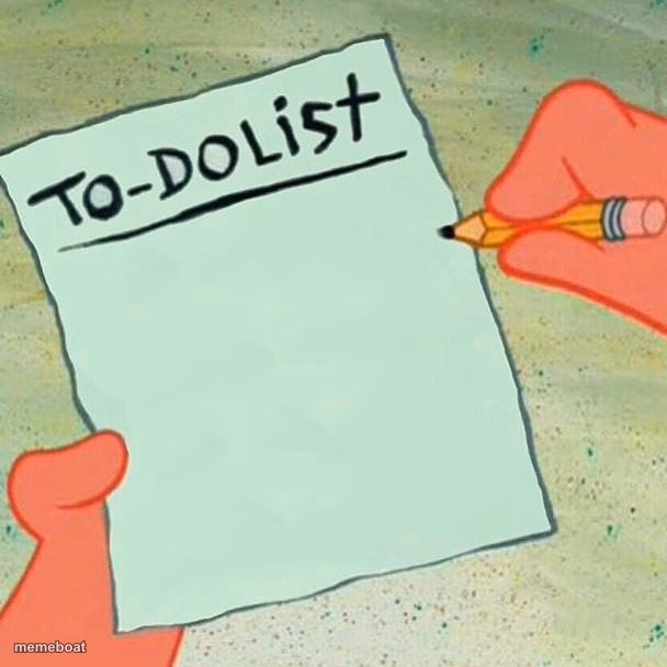 To-do list spongebob - meme generator image preview