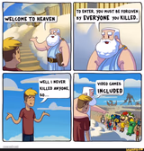 To Enter You Must Be Forgiven By Everyone You Killed