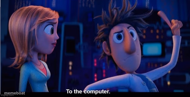 To the computer - meme generator image preview