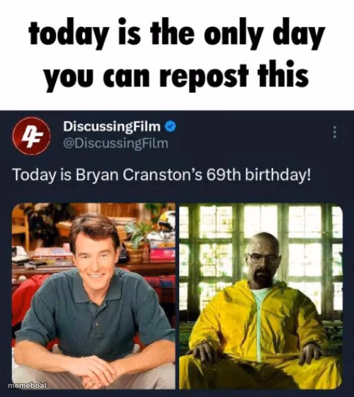 Today is the only day you can repost this - meme generator image preview