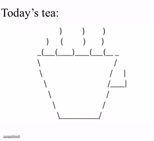 Today’s tea - meme generator image preview