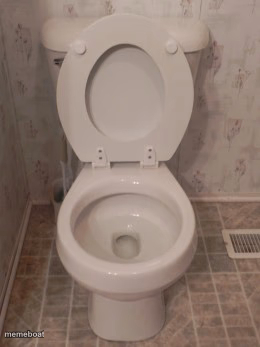 toilet seat up - meme generator image preview