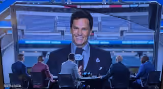 Tom Brady's Giant Head