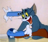 tom cat shot itself