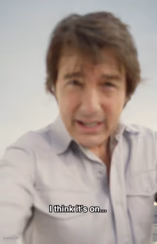 Tom Cruise I think its on