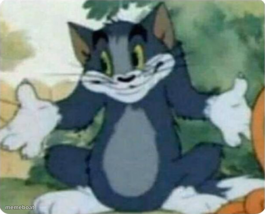 Tom Shrugging - meme generator image preview