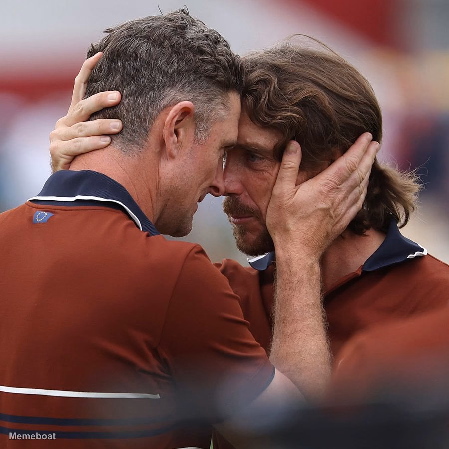 Tommy Fleetwood Hug Ryder Cup - meme generator image preview