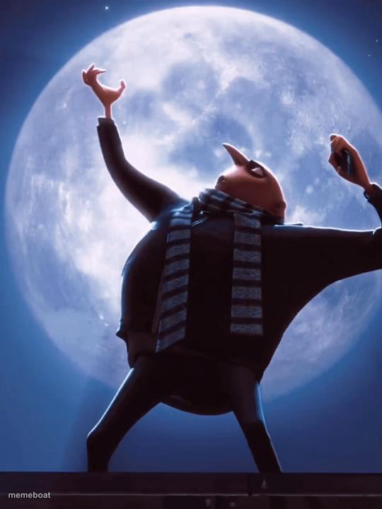 Tonight we steal the moon - meme generator image preview