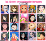 top 20 most favorite female characters volume 5