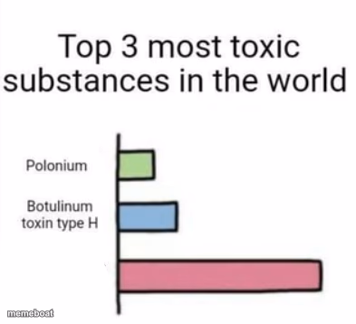 Top 3 toxic substances - meme generator image preview