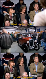 Top Gear I'm not interested