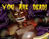 Total Distortion Death Screen