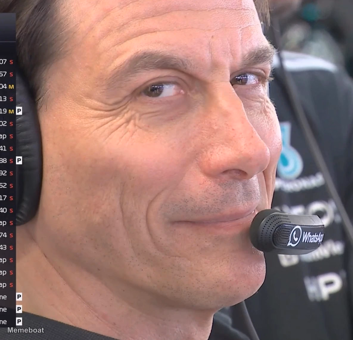 Toto Wolff Side Eye - meme generator image preview