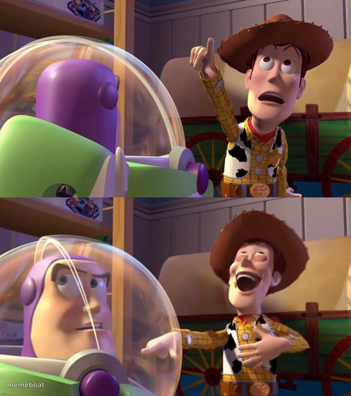 Toy Story funny scene - meme generator image preview
