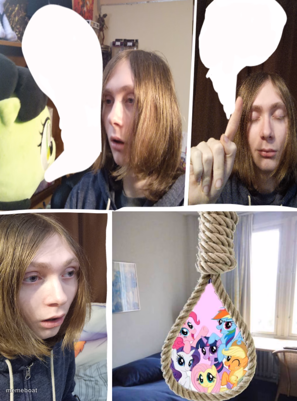 Tranny goes to Equestria - meme generator image preview