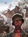 Traumatized soldier