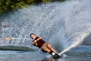 Travis Kalanick Water Skiing