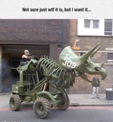 Triceratops tractor
