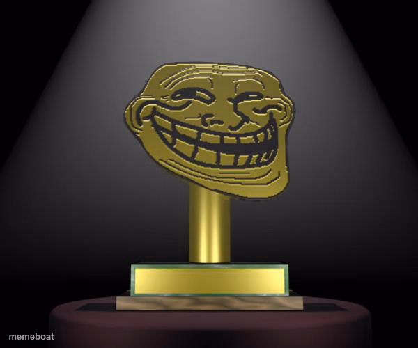 troll award - meme generator image preview