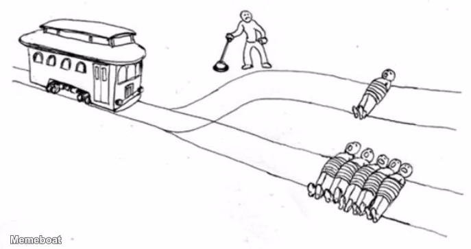 Trolley Problem Extra Track - meme generator image preview