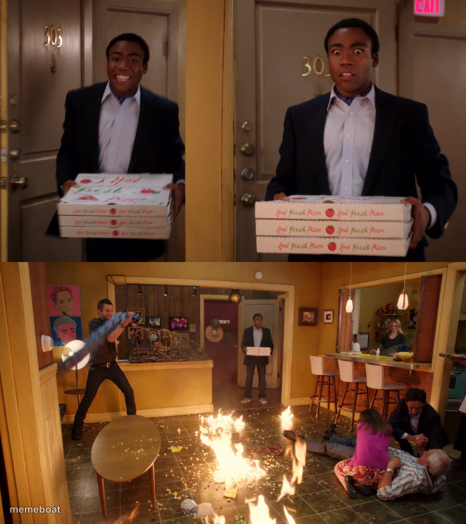 troy walks in - meme generator image preview
