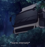 Truck kun staring