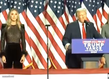 Trump 2024 election awkward stand