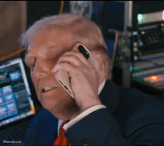 Trump Answering Phone