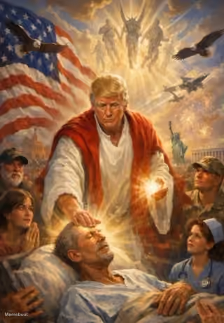 Trump as Jesus
