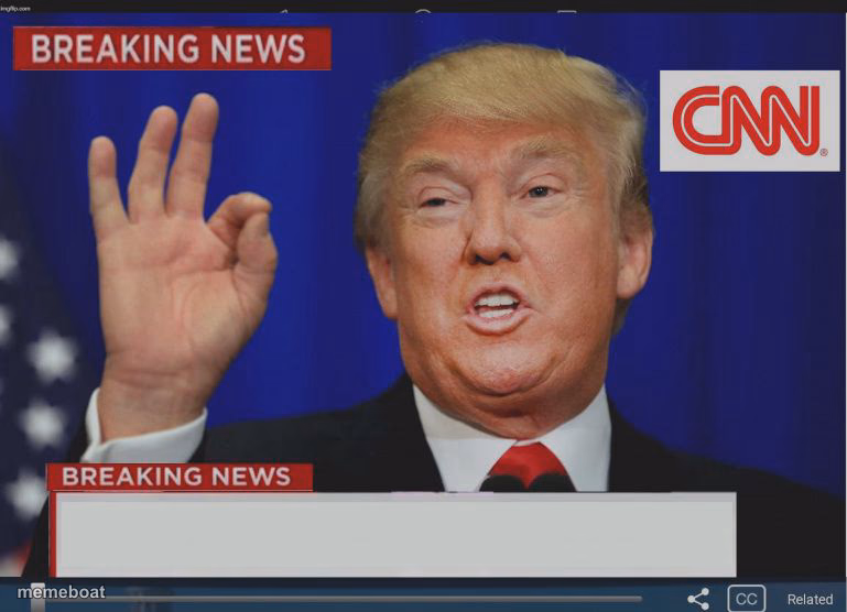 Trump Breaking News - meme generator image preview
