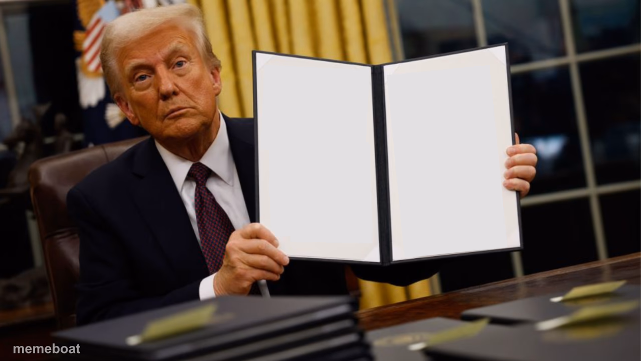 Trump Executive Order 2025 - meme generator image preview