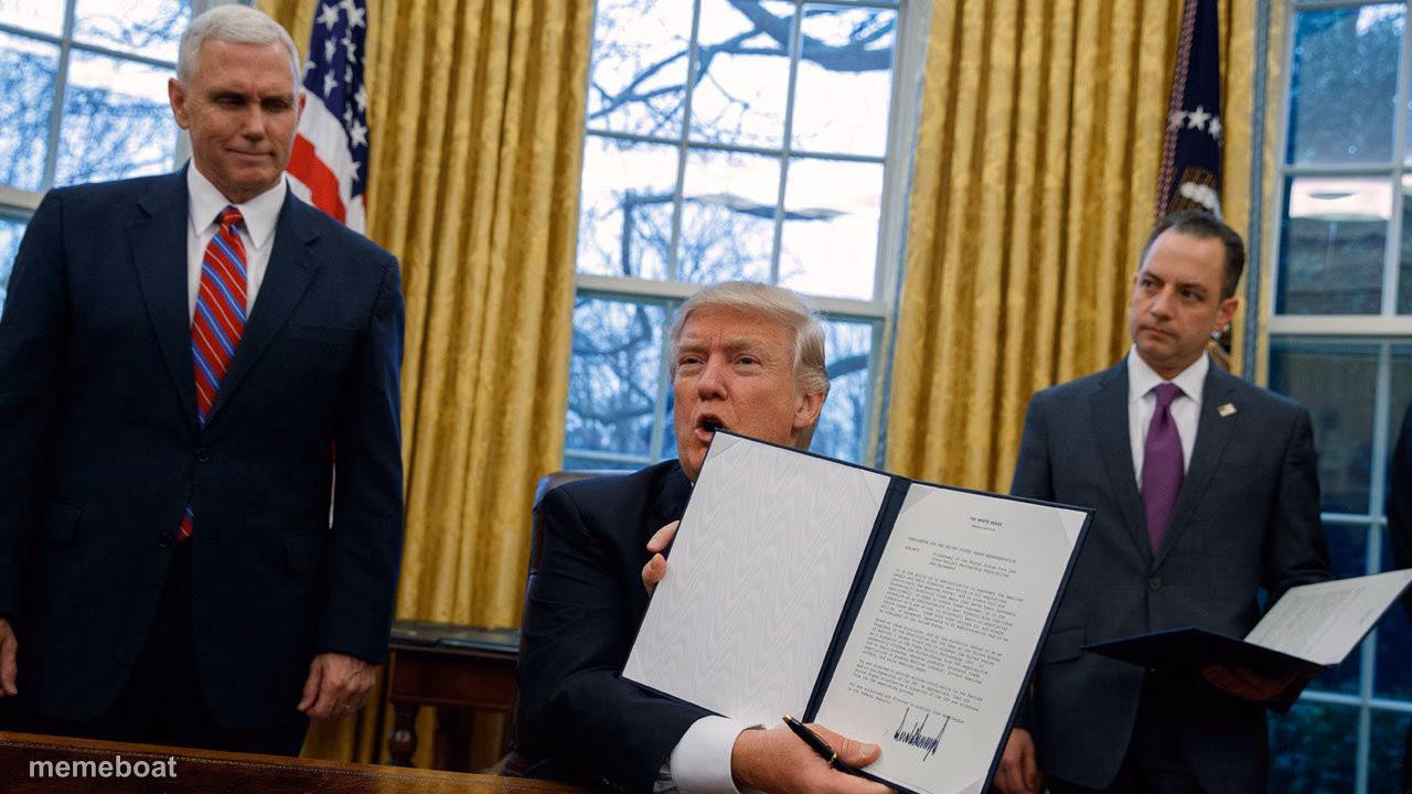 trump executive orders - meme generator image preview