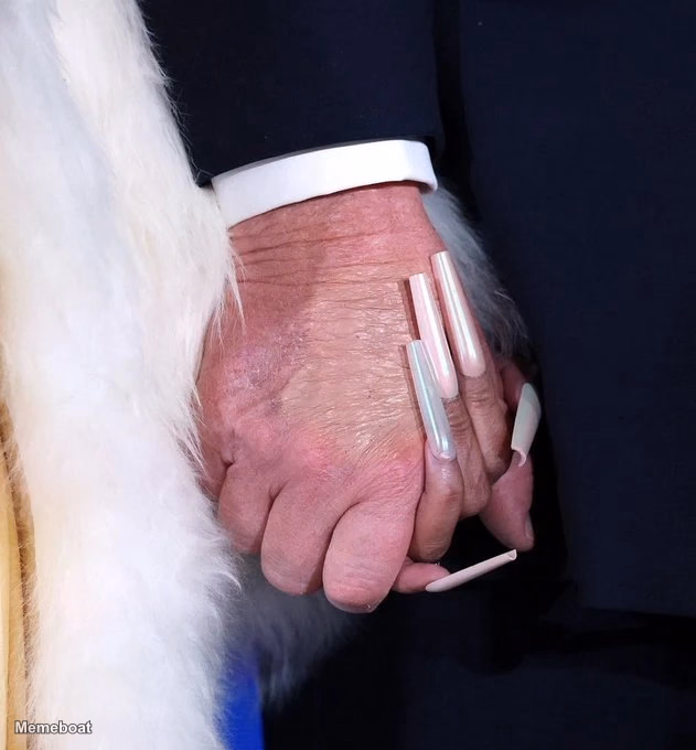 Trump Holding Nicki Minaj's Hand - meme generator image preview