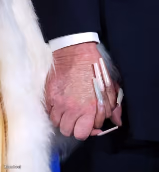 Trump Holding Nicki Minaj's Hand