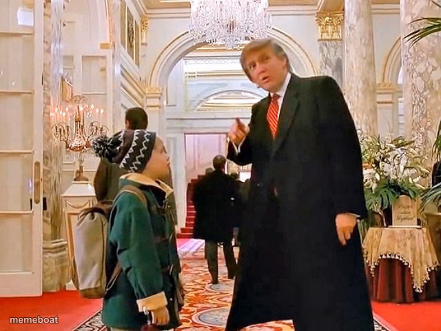 Trump Home Alone - meme generator image preview