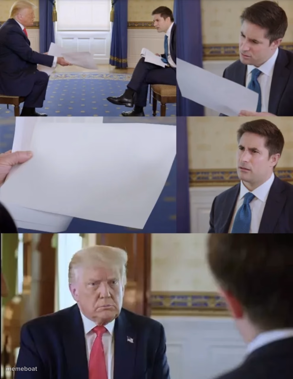 Trump Interview - meme generator image preview